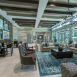 The Addison on Long Bayou clubhouse designed by RShana Designs